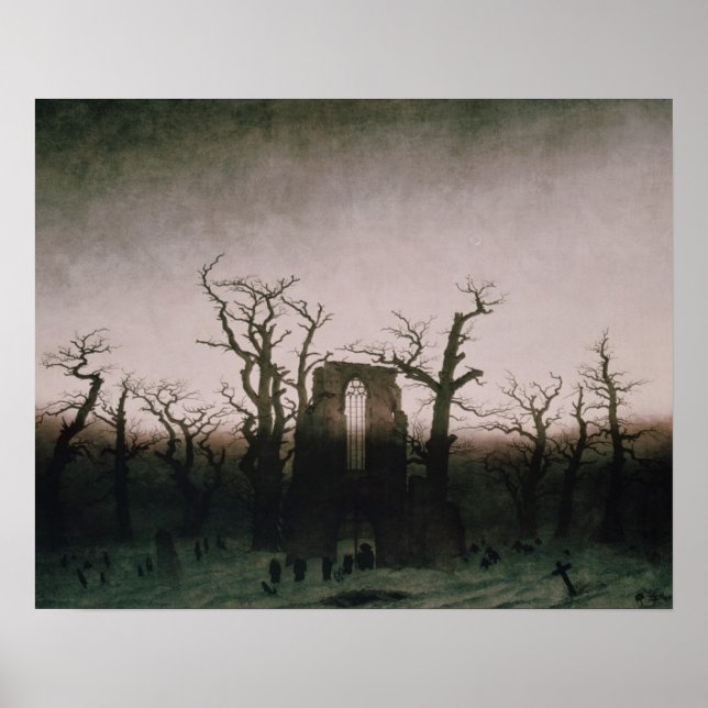 Póster Abadía en Oakwood, 1810 (Frente)