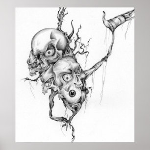 Póster Abajo desde arriba