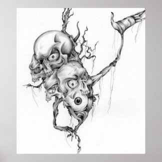 Póster Abajo desde arriba