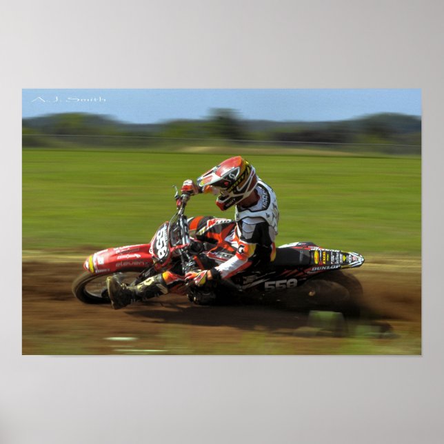 Póster Abajo en la tierra (Frente)