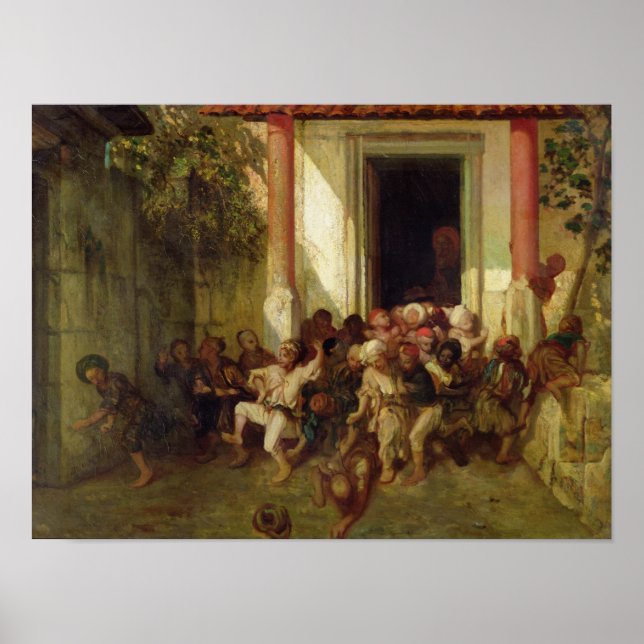 Póster Abandonar la escuela turca (Frente)