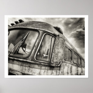 Póster Abandoned Bus Poster