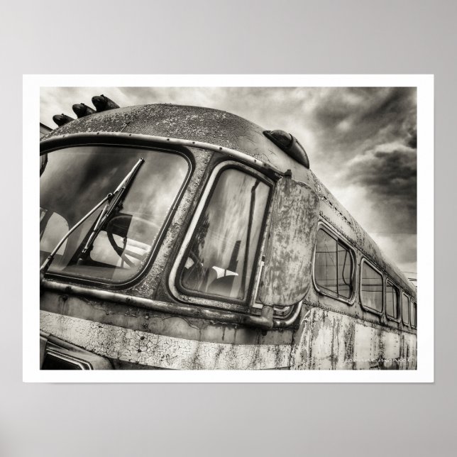 Póster Abandoned Bus Poster (Frente)