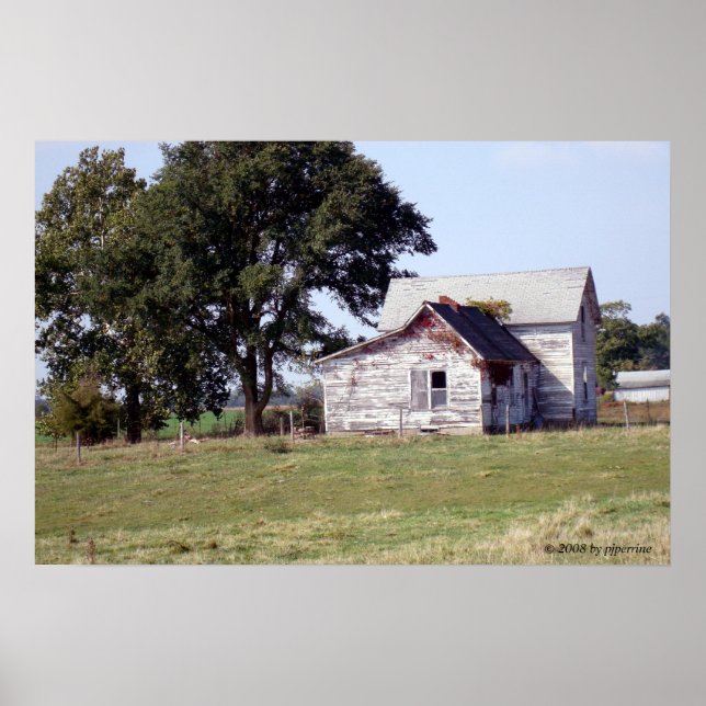 Póster Abandoned House in the Country (Frente)