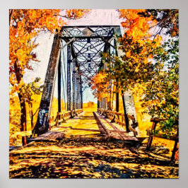 Póster Abandoned RR Tressel Río Truckee