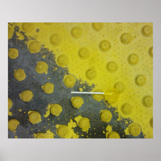 Póster Abandoned Yellow Lollipop Subway (Frente)