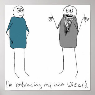 Póster Abarcamiento de mi poster interno del mago