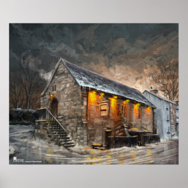 Póster Abbey Pub, Darley Abbey, Derby - poster