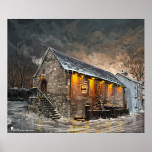 Póster Abbey Pub, Darley Abbey, Derby - poster