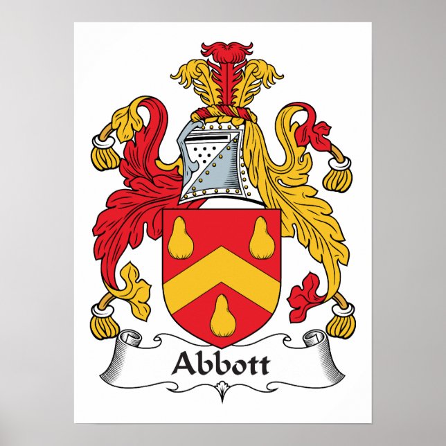 Póster Abbott Family Crest (Frente)