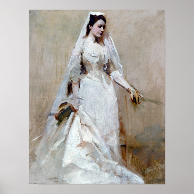 Póster Abbott Handerson Thayer A Bride (Frente)