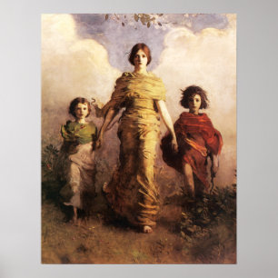 Póster Abbott Handerson Thayer A Virgin Poster