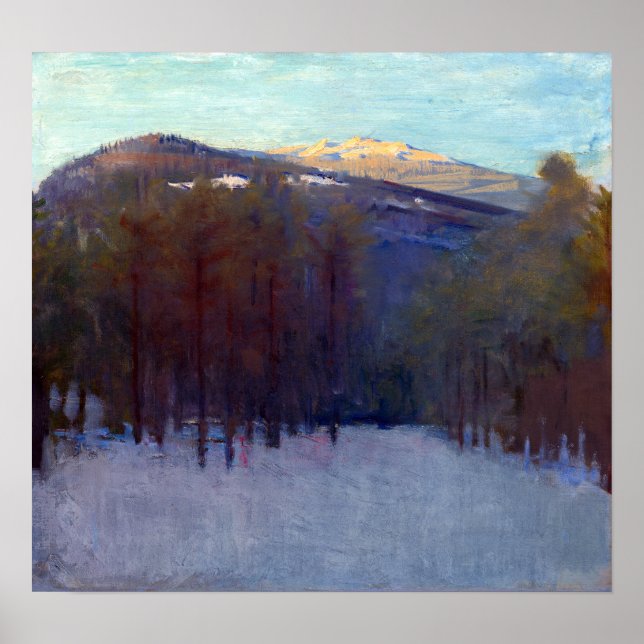 Póster Abbott Handerson Thayer Mount Monadnock (Frente)