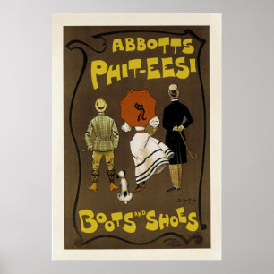 Póster Abbotts Phit-Eesi ~ Boots and Shoes