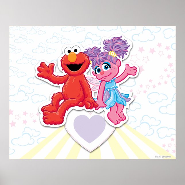 Póster Abby & Elmo Graphic (Frente)