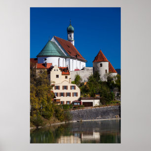 Póster Abby junto al río Lech