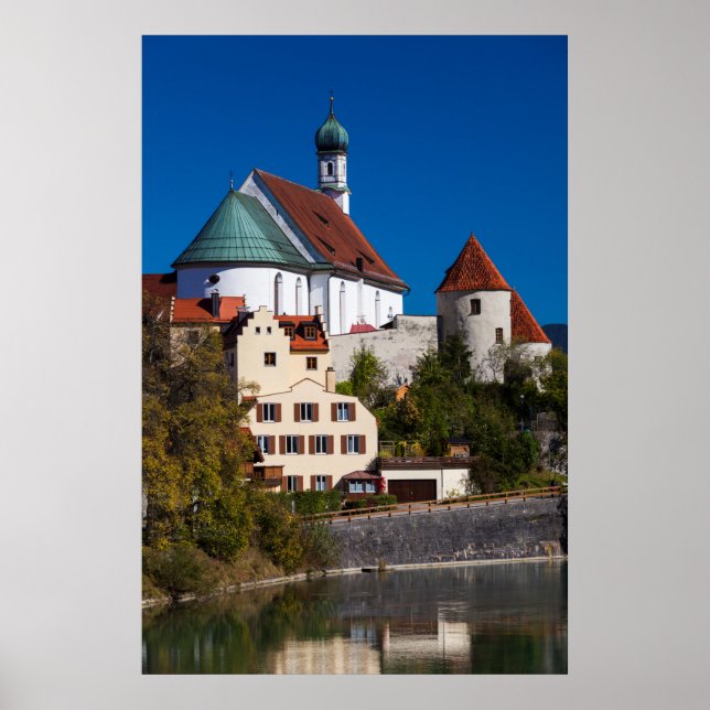 Póster Abby junto al río Lech (Frente)