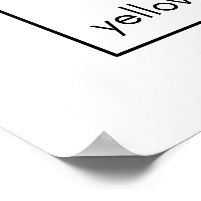 Póster abc - alfabeto (Esquina)