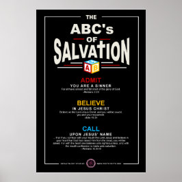 Póster ABC de la Salvación