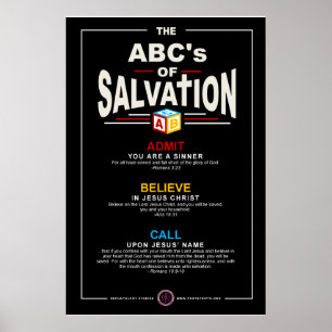 Póster ABC de la Salvación