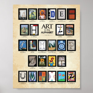 POSTER ABC: El arte en el alfabeto