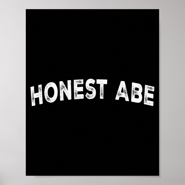 Póster Abe Honesto  (Frente)