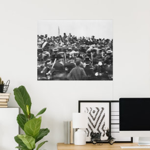 Póster Abe Lincoln Gettysburg Dirección: Fin de la Guerra