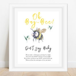 Póster Abeja Bebé - No digas bebé