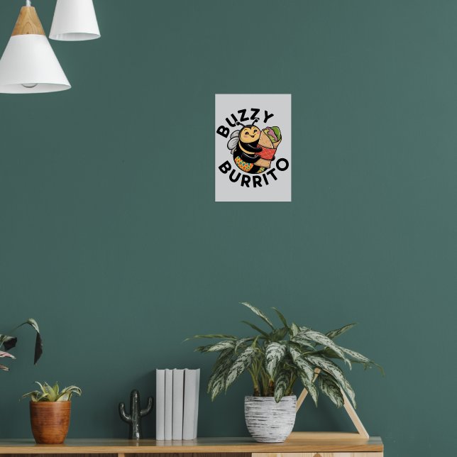 Póster Abeja Divertida Burrito Zumbante (Salón 1)