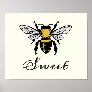 Póster Abeja Dulce