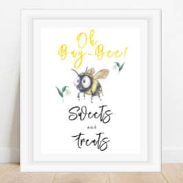 Póster Abeja - Dulces y golosinas