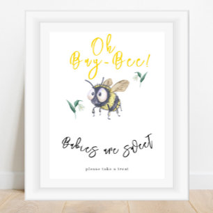 Póster Abeja - Los bebés son dulces