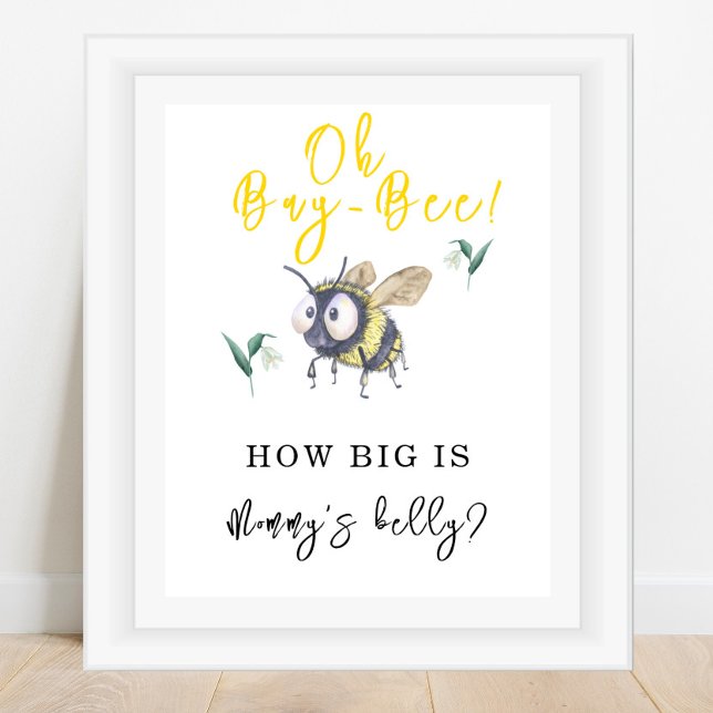Póster Abeja - Qué grande es la barriga de mamá (Subido por el creador)