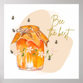 Póster abejar lo mejor