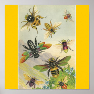 Póster Abejas