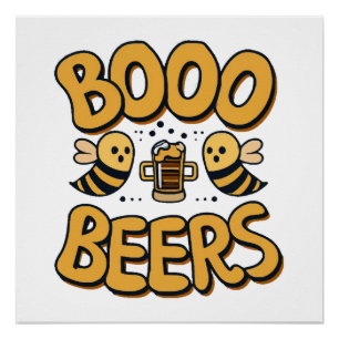 Póster Abejas Boo