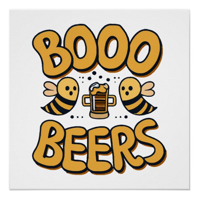 Póster Abejas Boo (Anverso)