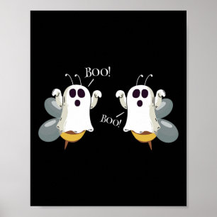 Póster Abejas fantasmas diciendo mujeres disfrazadas de b