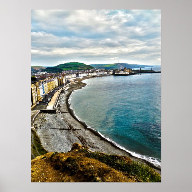 Póster Aberystwyth North Beach (Frente)