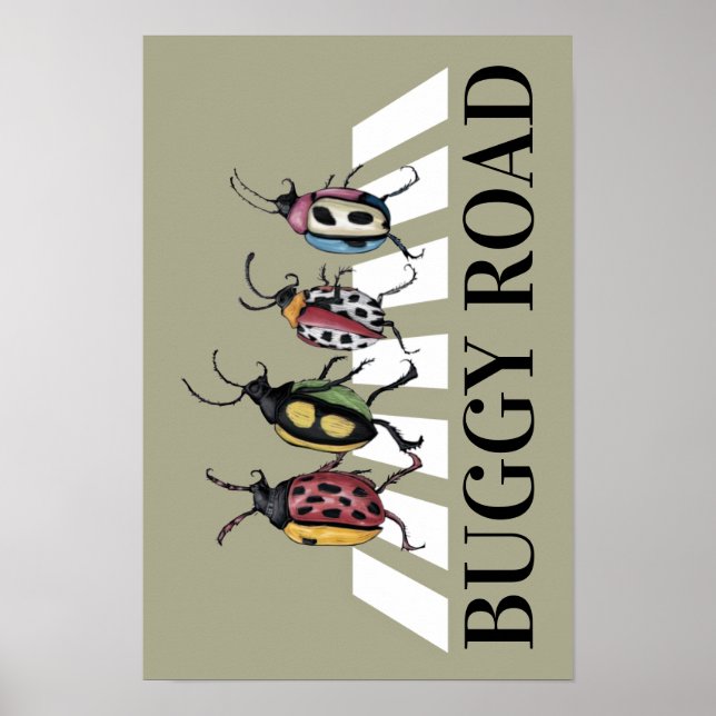 Póster Abetos divertidos (Frente)