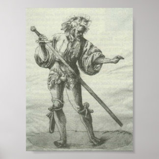 Póster Abgerissener Krieger