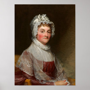Póster Abigail Smith Adams de Gilbert Stuart