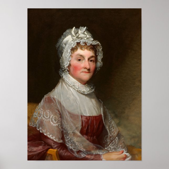 Póster Abigail Smith Adams de Gilbert Stuart (Frente)