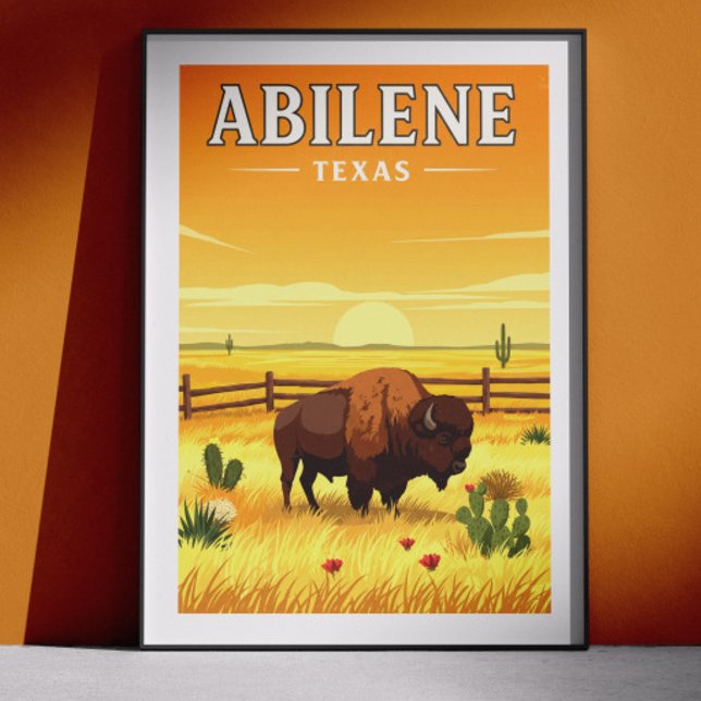 Póster Abilene Texas Vintage (Subido por el creador)