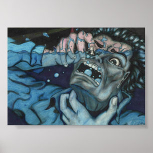 Póster Abismo azul