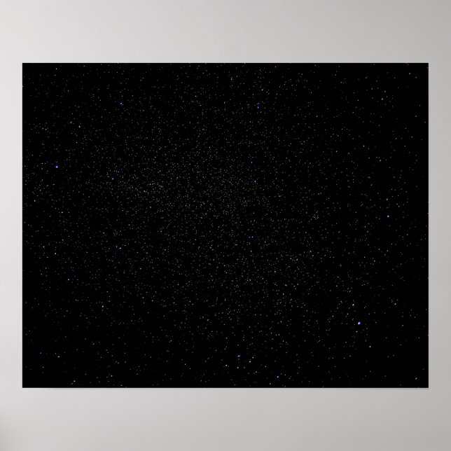 Póster Abismo Starry oscuro // cielo nocturno de larga ex (Frente)