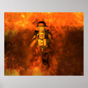 Póster Ablaze Poster