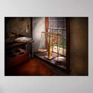 Póster Abogado - Escala de Justicia