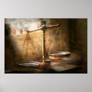 Póster Abogado - Escala - Derecho equilibrado