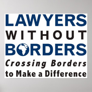 Póster Abogados sin fronteras - África